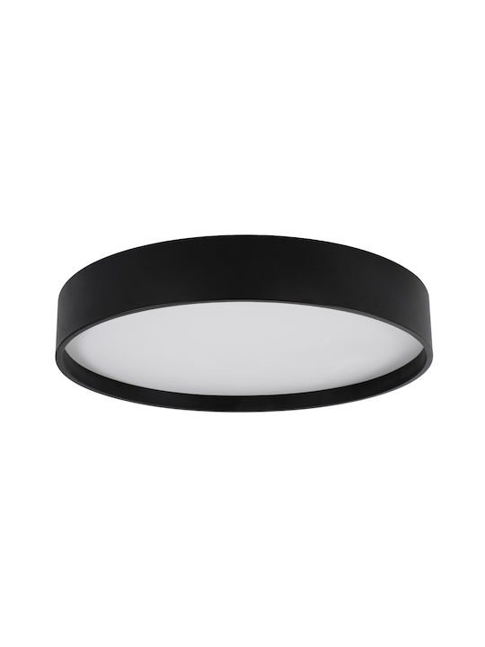 GloboStar Narnia Ceiling Mount Light 60cm Black with Integrated LED and Remote Control