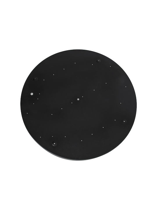 GloboStar Narnia Ceiling Mount Light 60cm Black with Integrated LED and Remote Control