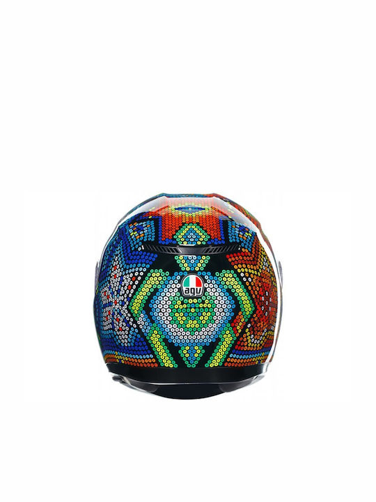 AGV K3 Rossi Winter Test 2018 Motorcycle Helmet Full Face ECE 22.06 1590gr with Pinlock and Sunvisor