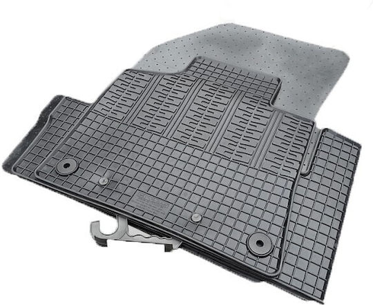 Novline Комплект Отпред И Отзад Килими За Кола 4 Бр Тип Car Mats За Citroen DS3 2010+ Черни