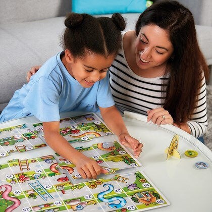 Board Game My First Snakes and Ladders for 2-4 Players 3+ Years Old (EN) Orchard