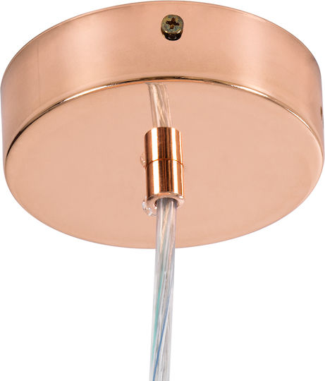 GloboStar Baron Ceiling Light Copper LED with Adjustable Warm to Cool White Light Bell 40x40cm