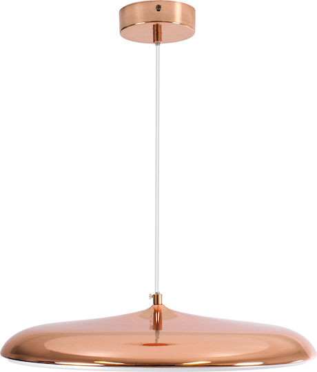 GloboStar Baron Ceiling Light Copper LED with Adjustable Warm to Cool White Light Bell 40x40cm