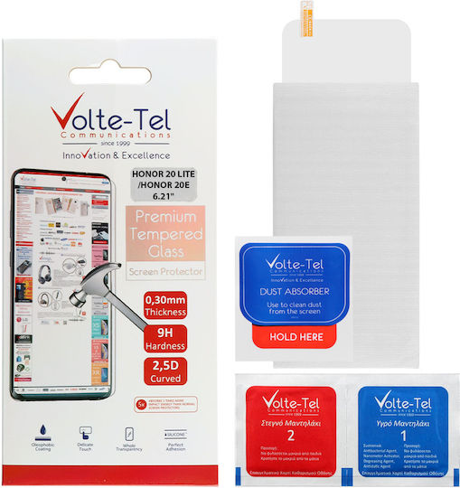 Volte-Tel 2.5D Vollflächig gehärtetes Glas (Ehre 20 Lite) 8240911