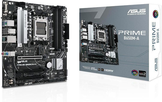 Asus Prime B650M-A Motherboard Micro ATX με AMD AM5 Socket 90MB1C10-M0EAY0