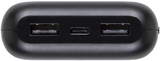 Rivacase VA2516 Power Bank 16000mAh с 2 USB-A порта Черен
