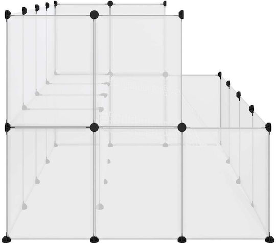 vidaXL Cușcă Pentru Rozătoare Cușcă Pentru Animale Mici 143x107x93cm