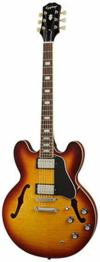 Epiphone ES-335 Електрическа Китара ES с HH Конфигурация на Пикапите Raspberry Tea Burst