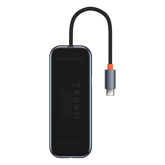 Baseus AcmeJoy USB-C Docking Station with HDMI 4K PD Gray