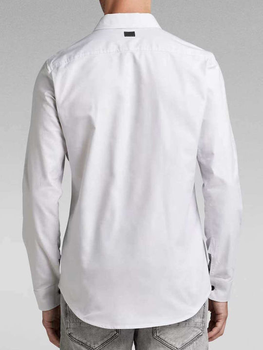 G-Star Raw Men's Shirt Long Sleeve White