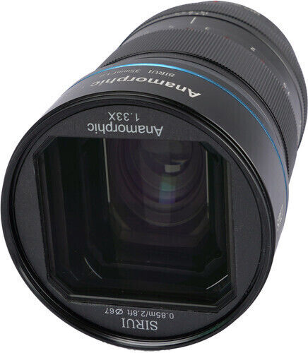 Crop Φωτογραφικός Φακός 35mm f/1.8 Super35 Anamorphic 1.33x Standard Zoom για Canon RF Mount Μαύρος