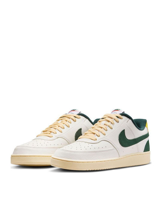 Nike Court Vision Low Sneakers Sail / Pro Green / Picante Red / Opti Yellow