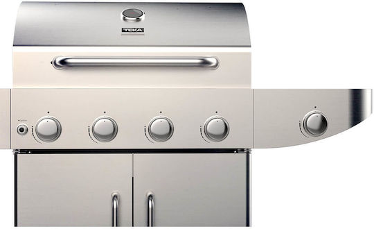 Teka Gourmet 4100 G Gasgrill Rost 44.5cmx65.5cmcm mit 2 cm 3.22kW und Seitenbrenner
