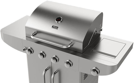 Teka Gourmet 4100 G Gasgrill Rost 44.5cmx65.5cmcm mit 2 cm 3.22kW und Seitenbrenner