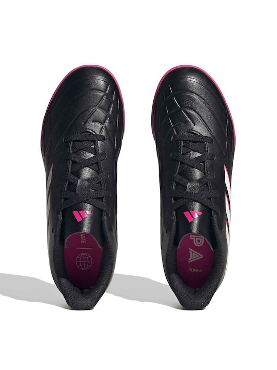 Adidas Παιδικά Ποδοσφαιρικά Παπούτσια Copa Pure.4 Σάλας Core Black / Zero Metalic / Team Shock Pink 2