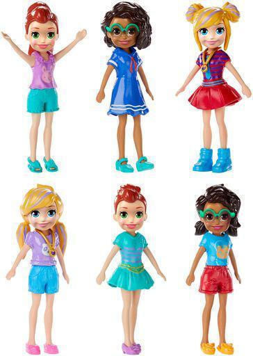 Mattel Кукла Impulse Polly Pocket Лилави Къси Панталони И Светлосиньо Яке За 4+ Години 3 См