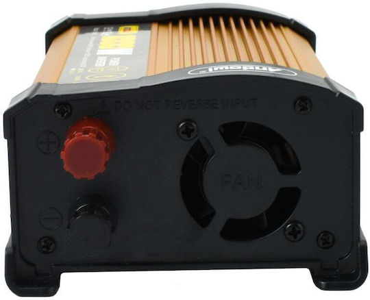 Andowl Qks1000 Car Inverter Modified Sinewave 1000W to Converter 12V DC in 220V AC with 2xUSB