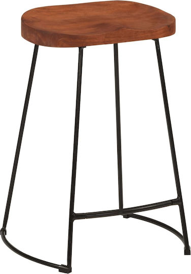 Hocker Bar Hölzernes Gavin Coffee 2Stück 45x40x63cm