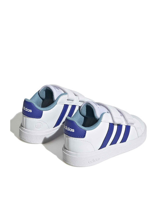 Grand Court GRAND COURT 2.0 Kids Sneakers with Scratch Cloud White / Lucid Blue / Preloved Blue