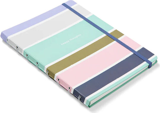 Filofax Good Vibes Notebook 56 Sheets A5 Ruled with Pen Holder
