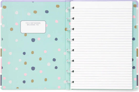 Filofax Good Vibes Notebook 56 Sheets A5 Ruled with Pen Holder