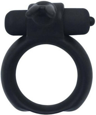 Toyz4lovers Timeless Vibrating Cock Ring Schwanz Silikon Black