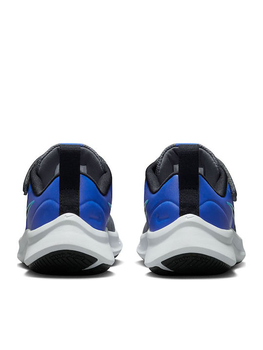 Star Runner Star Runner 3 Kids Sports Shoes Running with Hoop & Loop Closure Iron Grey / Black