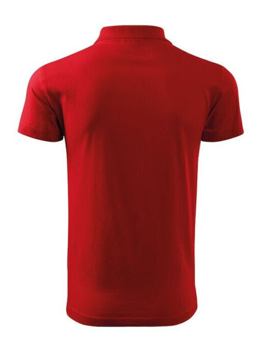 Adler Ανδρικό Διαφημιστικό T-shirt Κοντομάνικο σε Κόκκινο Χρώμα