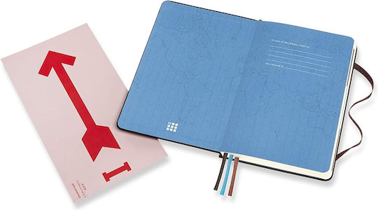 Moleskine Voyageur Traveller's Тетрадка с Ластик Кафяв