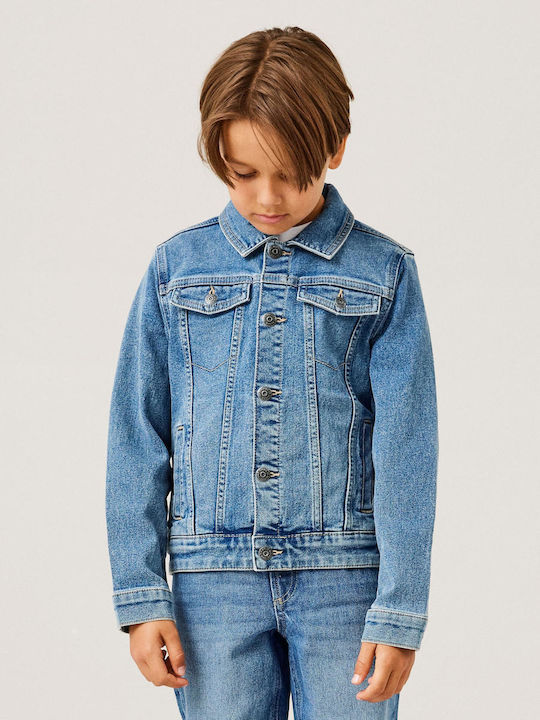 Geci Pentru Copii Denim Scurt Albastru