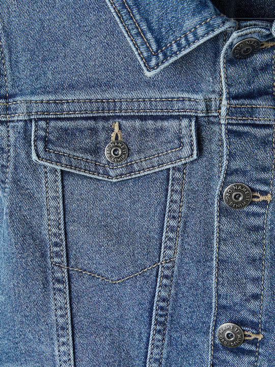 Geci Pentru Copii Denim Scurt Albastru