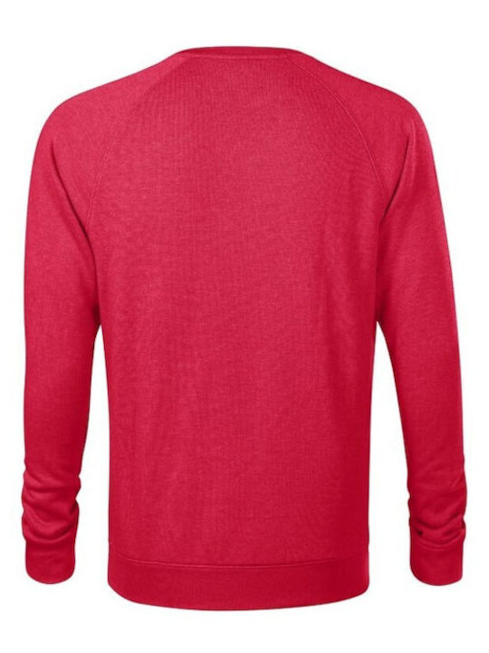 Malfini Merger Men's Long Sleeve Promotional Sweatshirt Red