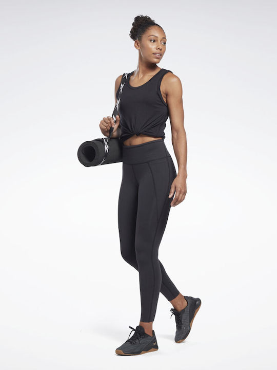 Reebok Activchill+DreamBlend Women's Athletic Blouse Sleeveless Black
