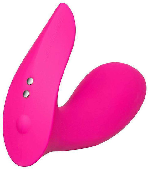 Lovense Flexer Klitoris Vibrator mit Fernbedienung Einsetzbarer Dual Panty  Vibrator 10.1cm Rosa