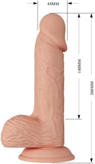 Baile Beautiful Encounter Catoblepas Ρεαλιστικός Δονητής Thrusting & Rotation 20.6cm Flesh