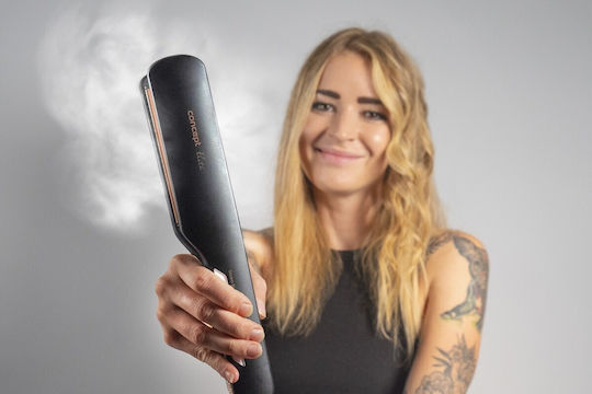 Concept VZ6010 Hair Straightener with Steam and Ceramic Plates 54W