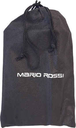 Mario Rossi 3034 Καπνοθήκη από Δερματίνη Μαύρη με Μαγνητικό Κούμπωμα 16x8εκ.