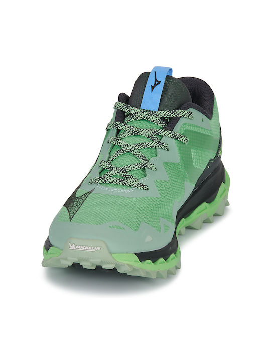 Wave Mujin 9 Sport Shoes Running Green