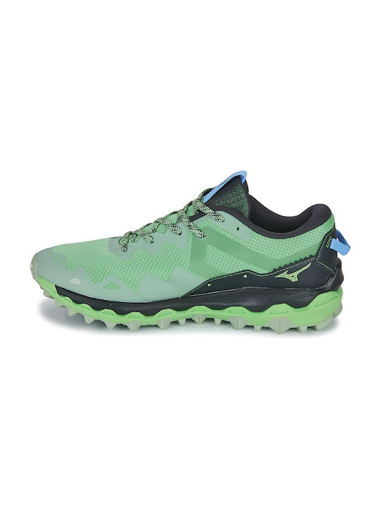 Wave Mujin 9 Sport Shoes Running Green