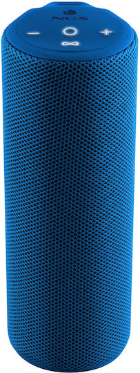 NGS Roller Reef Waterproof Bluetooth Speaker 10W with Battery Life up to 4 hours Blue