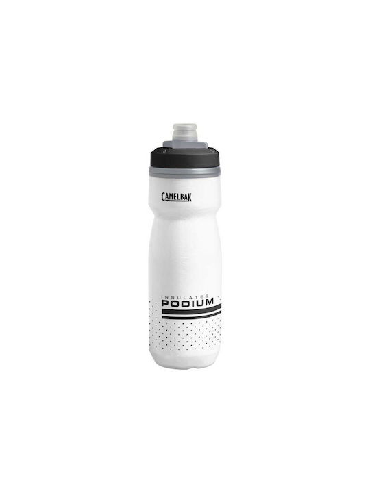 Camelbak Podium Chill Πλαστικό Παγούρι Ποδηλάτου 620ml Λευκό