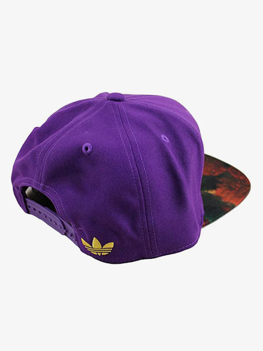 Adidas Lakers Men's Snapback Cap Purple