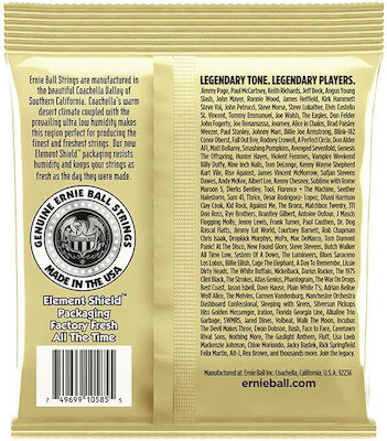 Ernie Ball Set of 80/20 Bronze Strings for Acoustic Guitar 2007 Earthwood 11.5 - 54" P02007