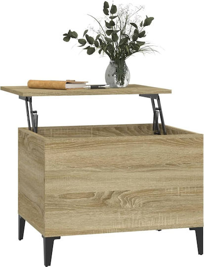 Sonoma M60xB44.5xH45cm Rechteckiges Zentral Kaffeetisch Aus Holz mit Hebemechanismus