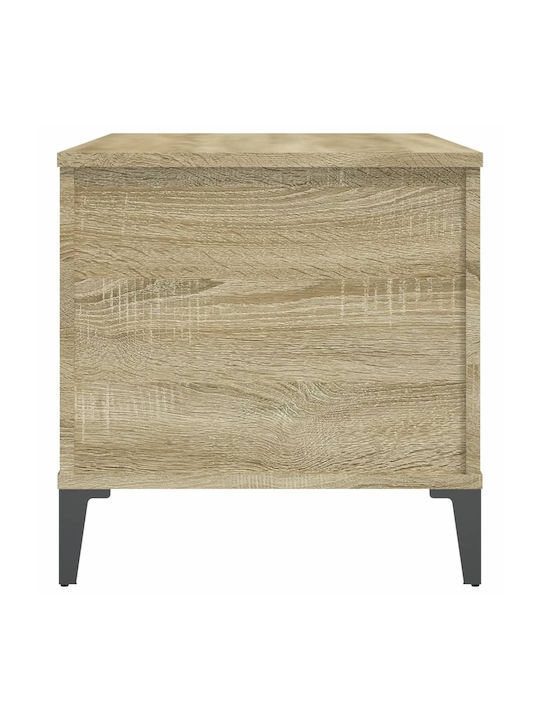 Rectangular Central Wooden Coffee Table with Lifting Mechanism Sonoma M90xW44.5xH45cm