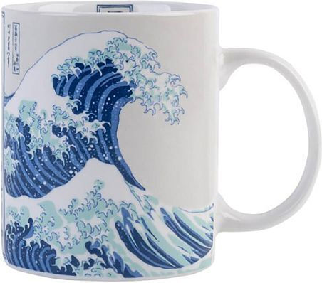 Grupo Erik Hokusai The Great Wave Of Kanagawa By Kokonote Mug from Porcelain Multicolored 330ml