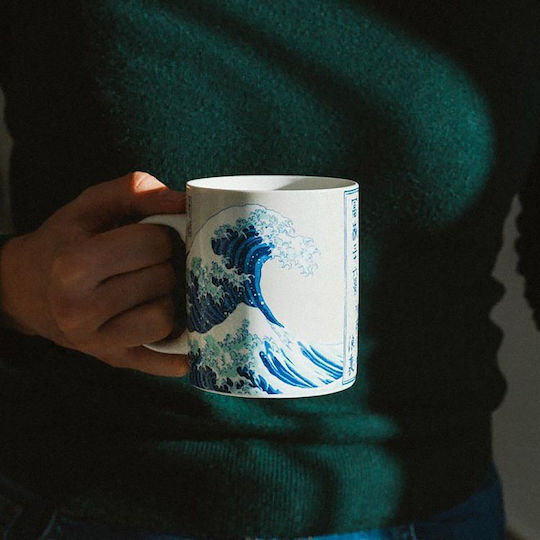 Grupo Erik Hokusai The Great Wave Of Kanagawa By Kokonote Mug from Porcelain Multicolored 330ml