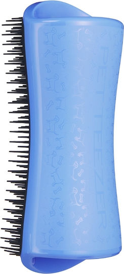 Tangle Teezer Pet Teezer Detangling Brush Large / Medium for Misc Hair Lengths for Hair Removal Blue Blue/Black
