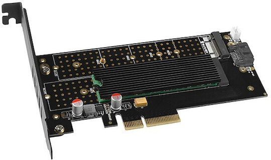 Axagon Κарта PCIe в 2 порта M.2