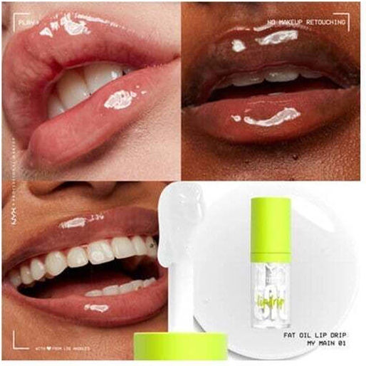 NYX Professional Makeup Fat Oil Lip Drip 01 My Main 4.8ml